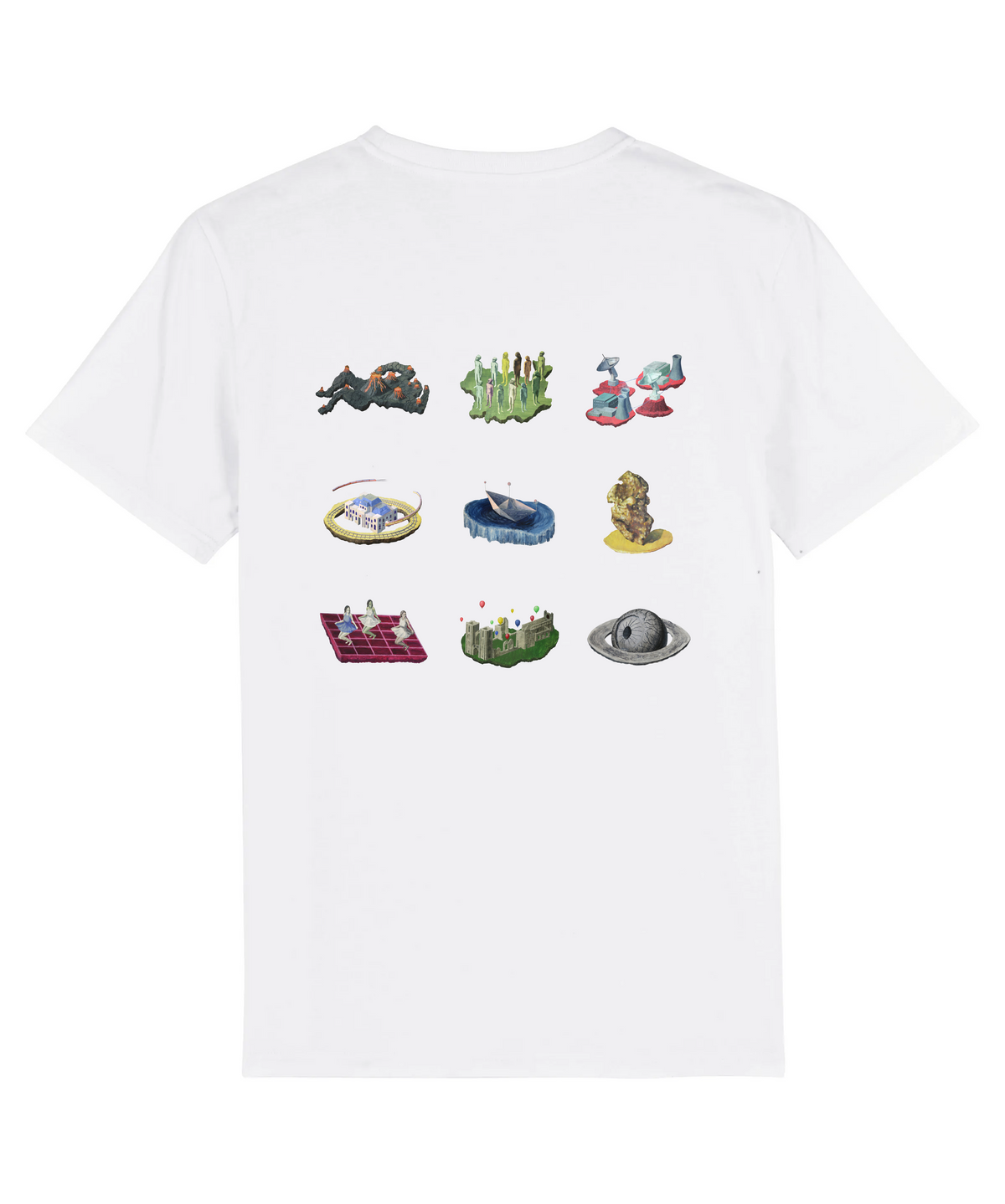 Pink Mario Classic T-Shirt (White)