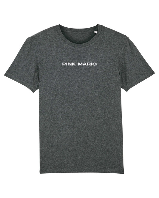 Pink Mario Classic T-Shirt (Dark Heather Grey)